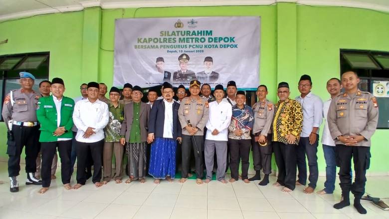 PCNU Kota Depok Sambut Kapolres Metro Depok yang Baru